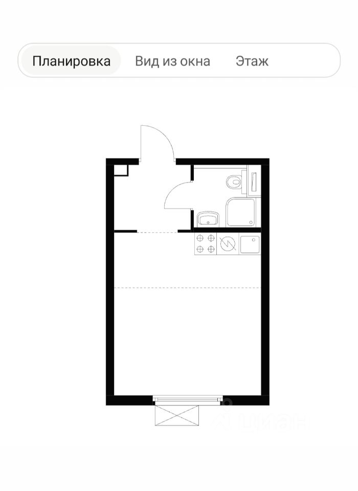 Продажа студии улица Академика Павлова, 56к1