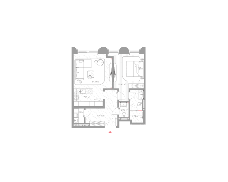 Продажа 1-комн квартиры в новостройке Москва г., Никольская ул.,  к. Club