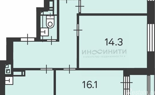 Продажа 3-комн квартиры на вторичном рынке Новочеремушкинская ул,  д. 56 к3