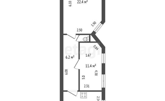 Продажа 2-комн квартиры на вторичном рынке Советская 5-я ул,  д. 16