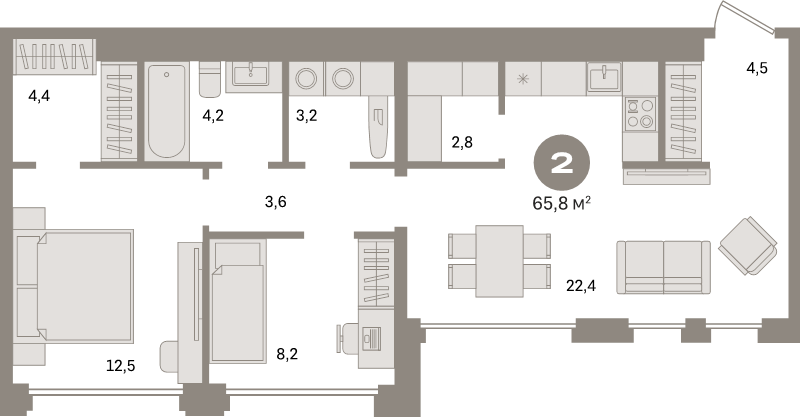 Продажа 2-комн квартиры в новостройке Москва г., Дубининская ул.,  к. 1