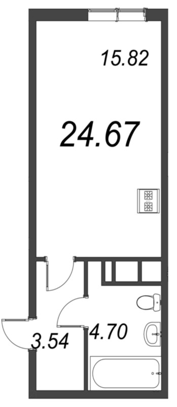 Продажа студии Сертолово г., Дмитрия Кожемякина ул.,  к. 1