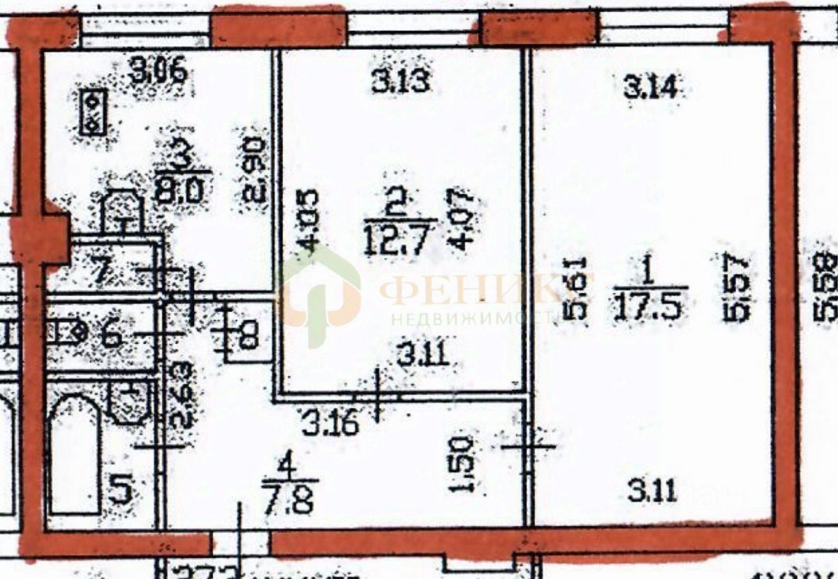 Продажа 2-комн квартиры на вторичном рынке Белорусская улица, 8