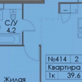 Продажа 1-комн квартиры на вторичном рынке Тосина улица,  д. 1 к2