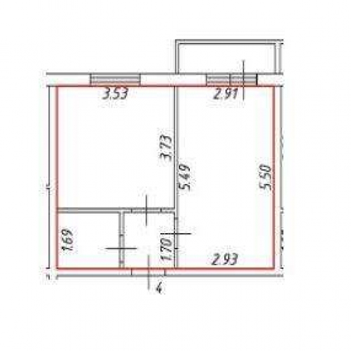 1-комн квартира поселок Пудость, Половинкиной улица,  д. 71,  к. а