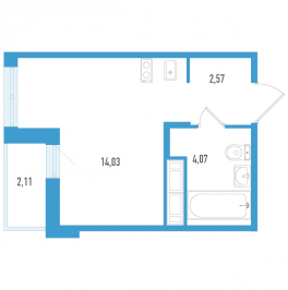 Продажа студии Шушары п., Окуловская ул., к. 1 Продажа студии Шушары п., Окуловская ул., к. 1