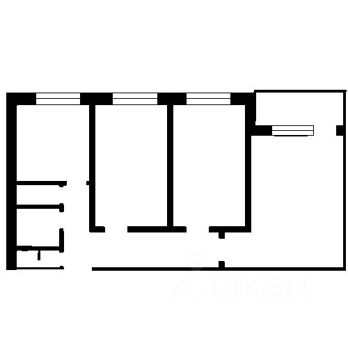 3-комн квартира Кировоградская улица, 24К4