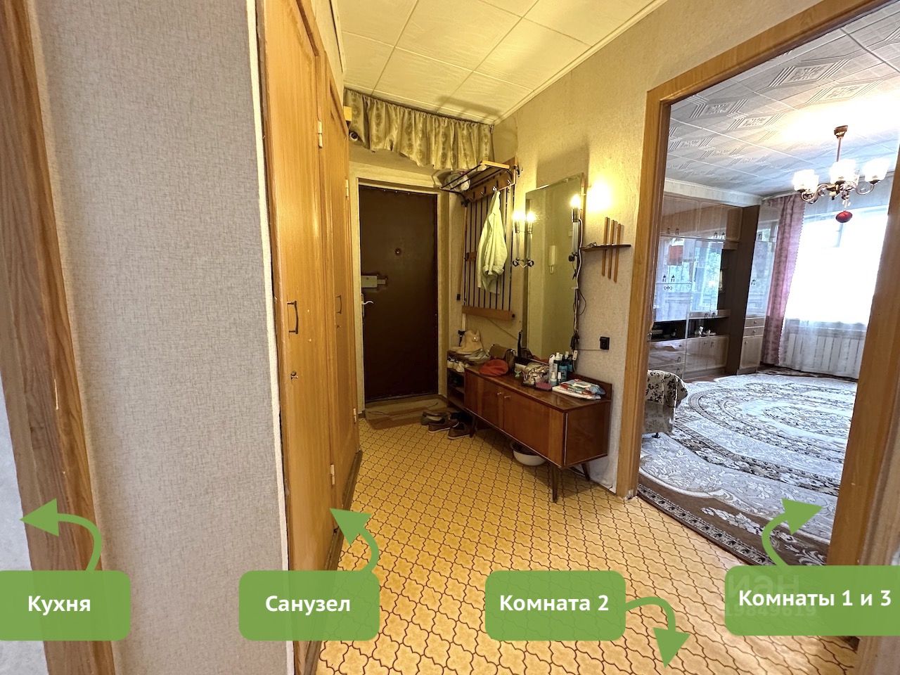 Продажа 3-комн квартиры на вторичном рынке Столбовая пгт, улица Парковая, 3