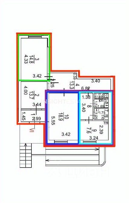 Аренда торгового помещения проспект Защитников Москвы,  д. 13