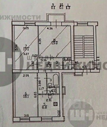 Продажа 3-комн квартиры на вторичном рынке Наличная улица, 22