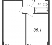 Продать Квартиры в новостройке Санкт-Петербург г., Октябрьская наб.   3.9