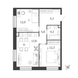 Продажа 2-комн квартиры в новостройке Москва г., Автозаводская ул., к. 3.7 Продажа 2-комн квартиры в новостройке Москва г., Автозаводская ул., к. 3.7