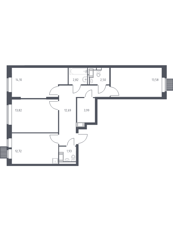 Продажа 3-комн квартиры в новостройке Путилково д., Путилковское ш.,  к. 28