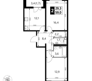 Продажа квартир в ЖК Люберцы г., Проектируемый проезд № 4037,  к. 4.1