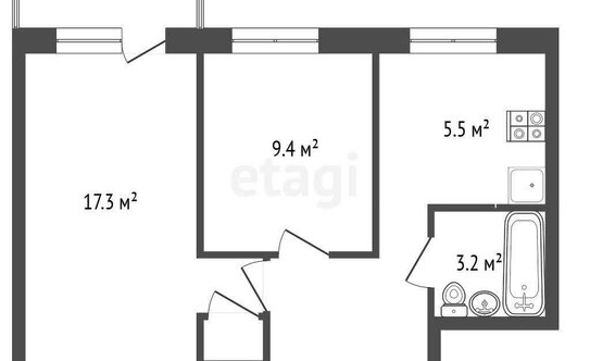 Продажа 2-комн квартиры на вторичном рынке Бауманская улица,  д. 27