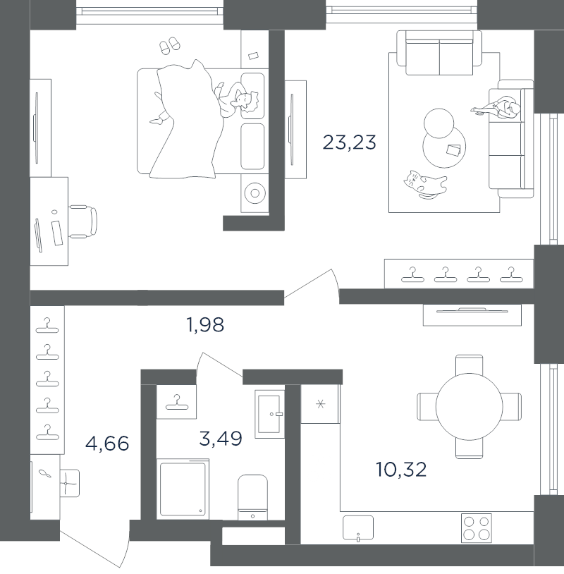 Продажа 2-комн квартиры в новостройке Москва г., Южнопортовая ул.,  к. 1
