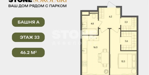 1-комн квартира Гастелло, 32