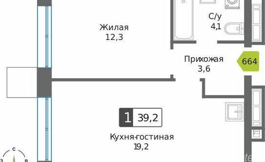 Продажа 1-комн квартиры в новостройке Красногорск г, Успенская ул