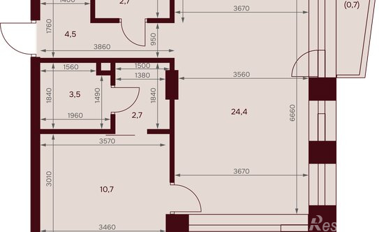 Продажа 2-комн квартиры в новостройке Рощинская 2-я ул,  д. 7