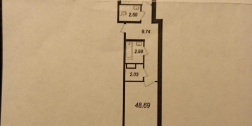 1-комн квартира Ломоносов г., Михайловская ул. ,  д. 51,  к. 3
