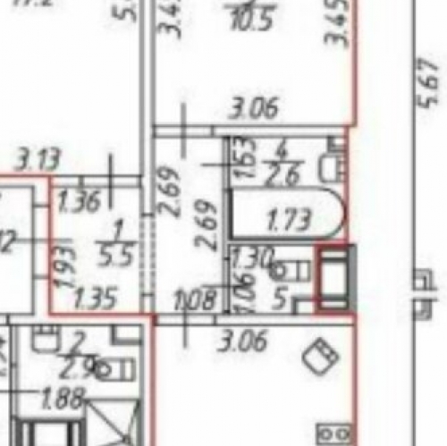 2-комн квартира Пейзажная улица,  д. 24 к1