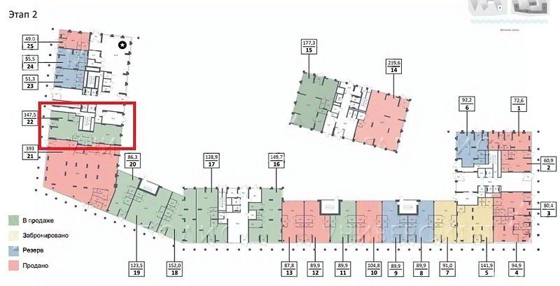 Продажа офиса Южнопортовая улица,  д. 42 с22