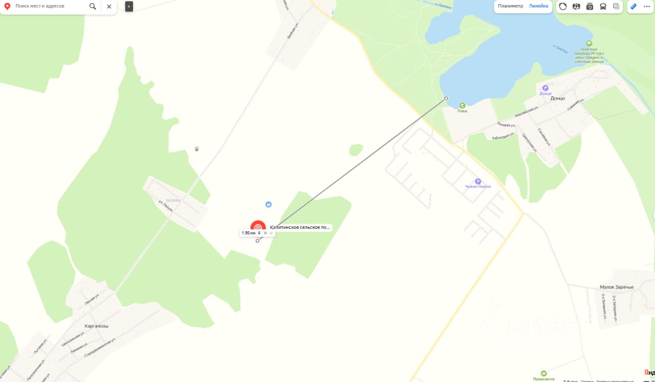 Продажа земли Лазурь кв-л, д. Каргалозы