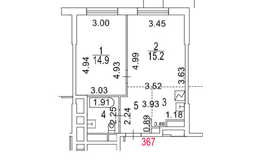 Продажа 1-комн квартиры на вторичном рынке Гражданская 3-я ул,  д. 35,  к. 7
