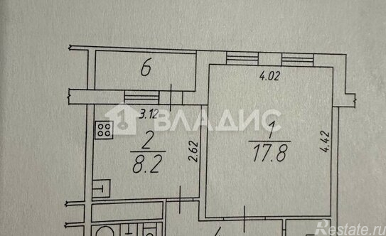 Продажа 1-комн квартиры на вторичном рынке Красногорск г, Вилора Трифонова ул,  д. 3