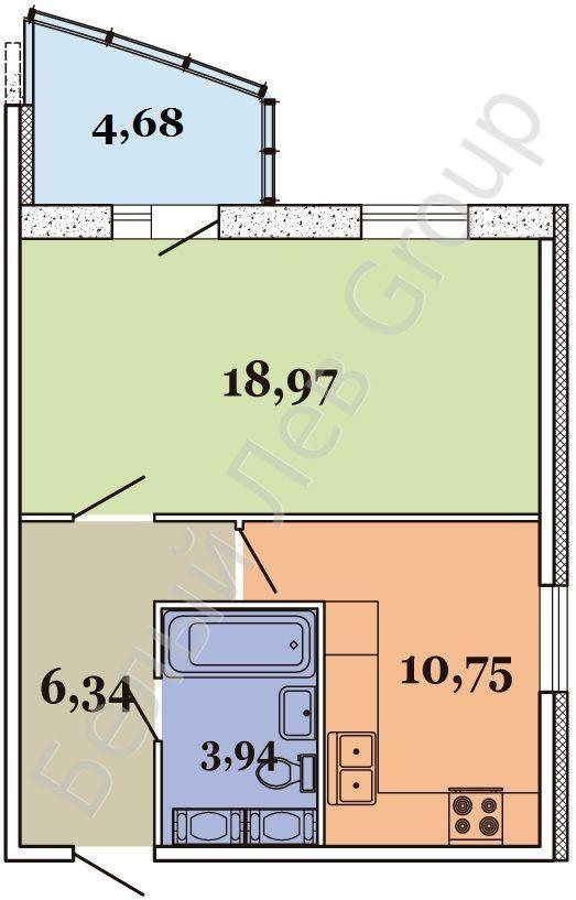 Продажа студии Всеволожский район Невский лесопарк,  д. 2