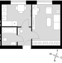 Продажа 1-комн квартиры в новостройке Апрелевка г., Декабристов ул., к. 46 Продажа 1-комн квартиры в новостройке Апрелевка г., Декабристов ул., к. 46