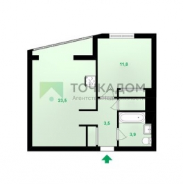 Продажа 2-комн квартиры на вторичном рынке проспект Сизова,  д. 21