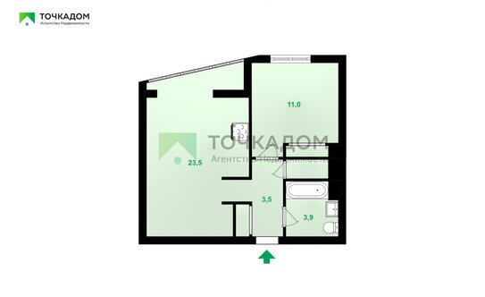 Продажа 2-комн квартиры на вторичном рынке проспект Сизова,  д. 21