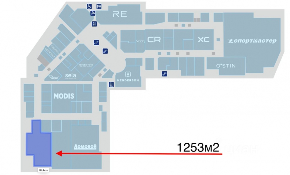 Аренда торгового помещения Коломяжский пр-кт,  д. 17,  к. 1