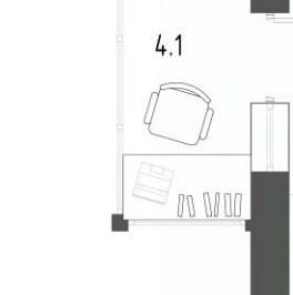 Продажа студии пос. Шушары, улица Чудовская, 14к1