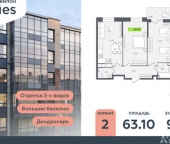 Продать Квартиры вторичка Кудрово, ул Солнечная  10 1