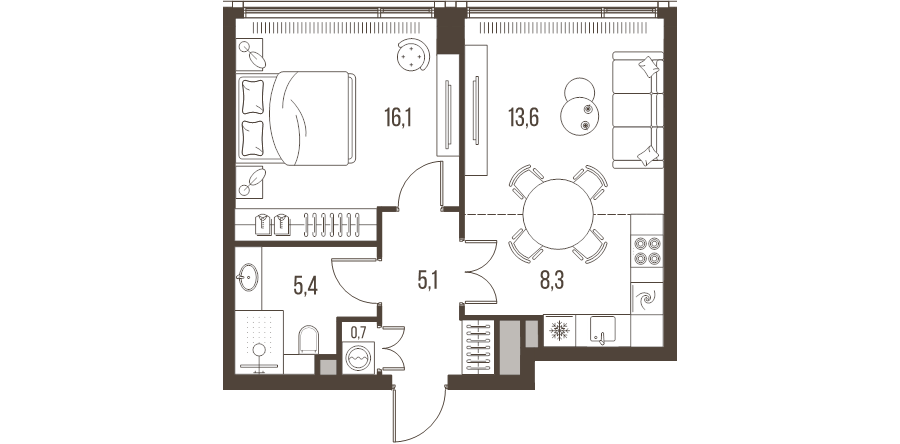 Продажа 1-комн квартиры в новостройке Москва г., Летниковская ул.,  к. 4