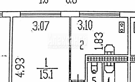 Продажа 1-комн квартиры на вторичном рынке Димитрова ул,  д. 15 к2