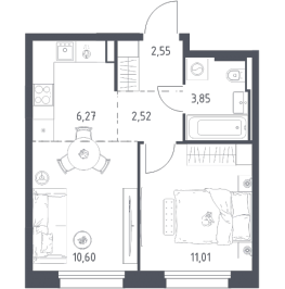 Продажа 1-комн квартиры в новостройке Заречье п., Заречная ул., к. 4 Продажа 1-комн квартиры в новостройке Заречье п., Заречная ул., к. 4