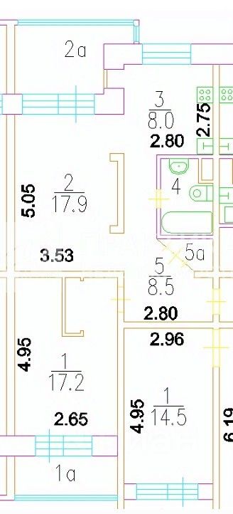 Продажа 2-комн квартиры на вторичном рынке Большая Декабрьская улица, 10