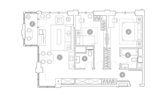 Продажа 3-комн квартиры на вторичном рынке ул Миклухо-Маклая,  д. 21Б,  к. 1