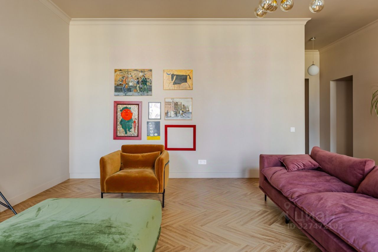 Аренда 3-комн квартиры на вторичном рынке 13-я Васильевского острова линия, 24