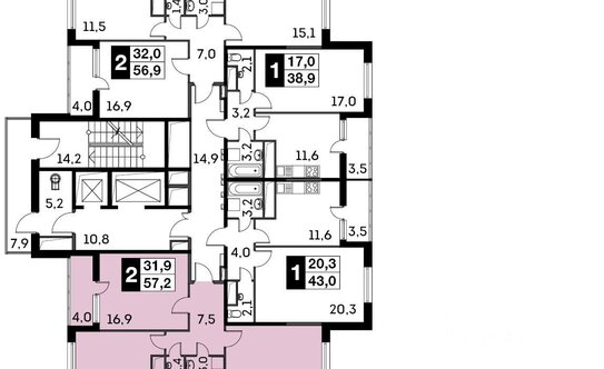 Продажа 2-комн квартиры на вторичном рынке Одинцово, ул Сколковская,  д. 1Б