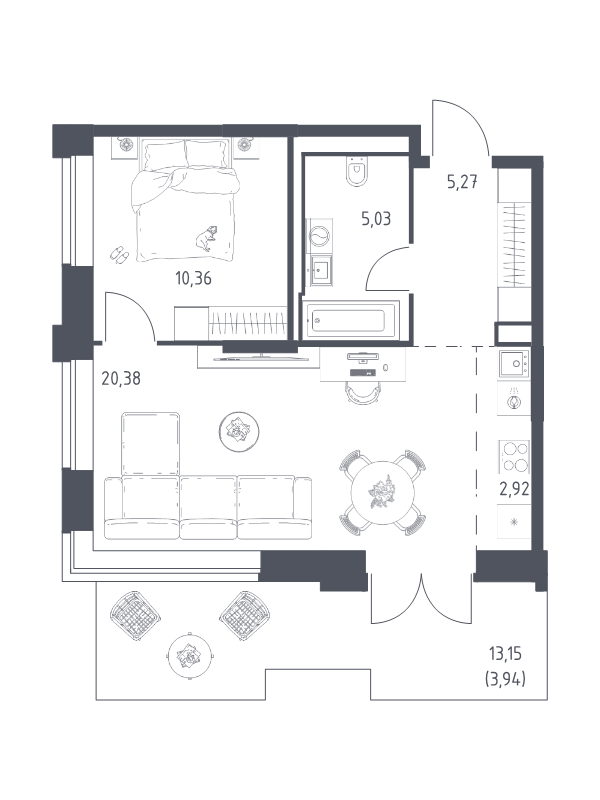Продажа 1-комн квартиры в новостройке Москва г., Верейская ул.,  к. 4.1