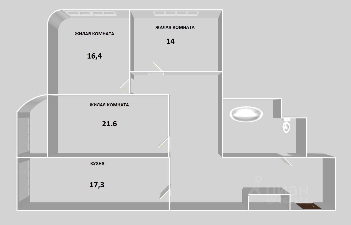 Продажа 3-комн квартиры на вторичном рынке Солнцевский проспект, 6к1