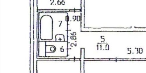 3-комн квартира улица Полбина, 52
