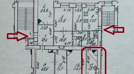 Комната переулок Тучков, 11/5