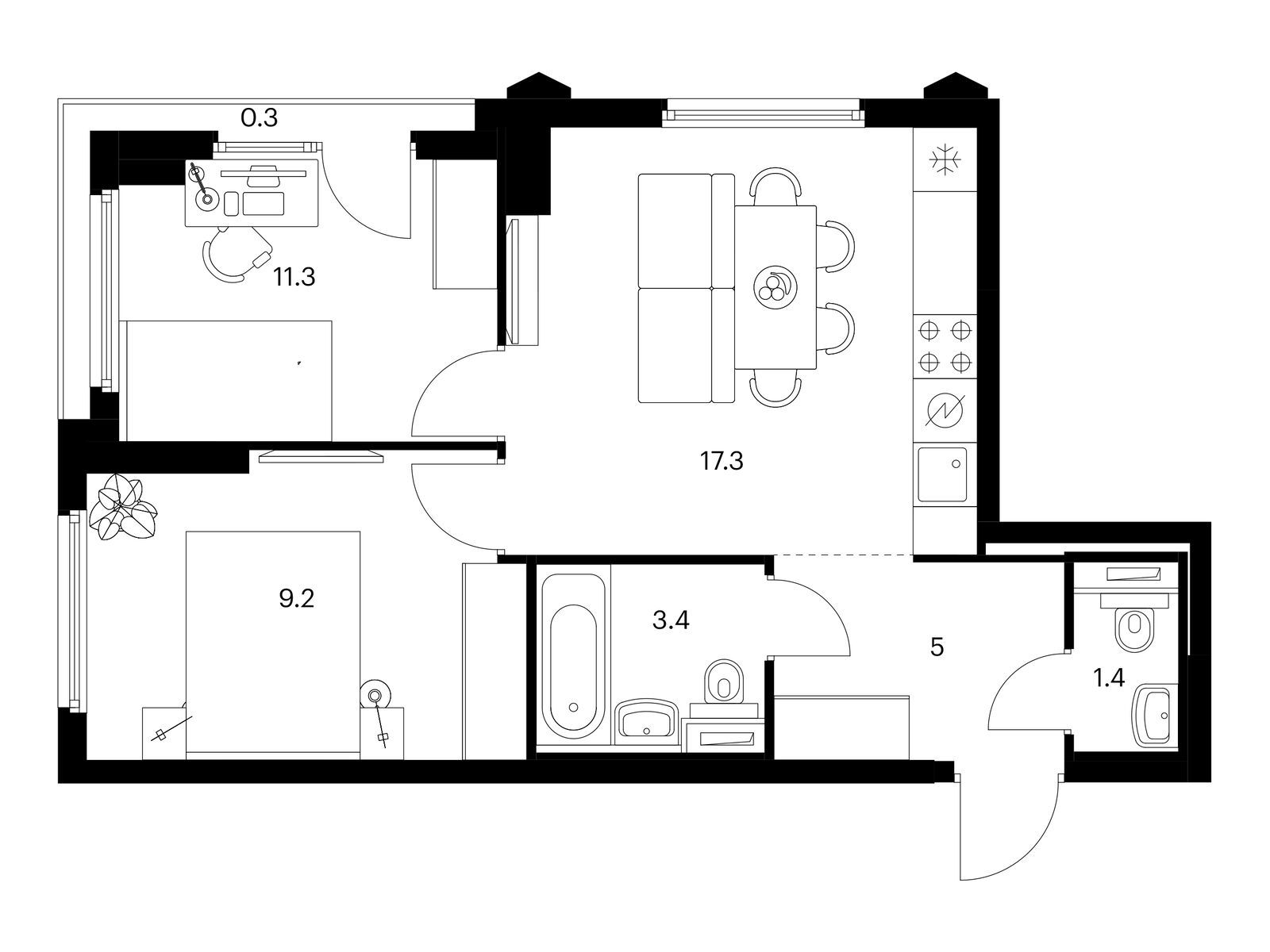 Продать Квартиры в новостройке Бусиновский Парк, корп. 22.1   