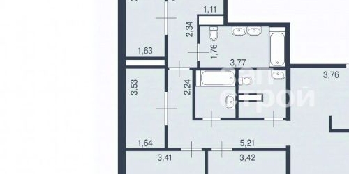 4-комн квартира набережная Обводного Канала, 106