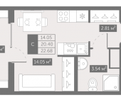 Продать Квартиры в новостройке Шушары п., Московское ш.   4